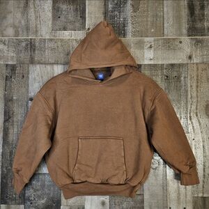 - YEEZY Gap Hoodie for Kids, Size SP 6-7 Brown Extremely Thick Cotton,